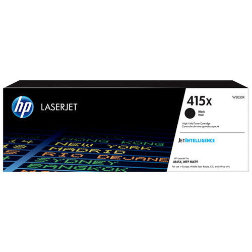 Cartuccia Toner Nero 415X Per Hp Color Laserjet Pro M 454 Series/ Pro M 454 Dn E