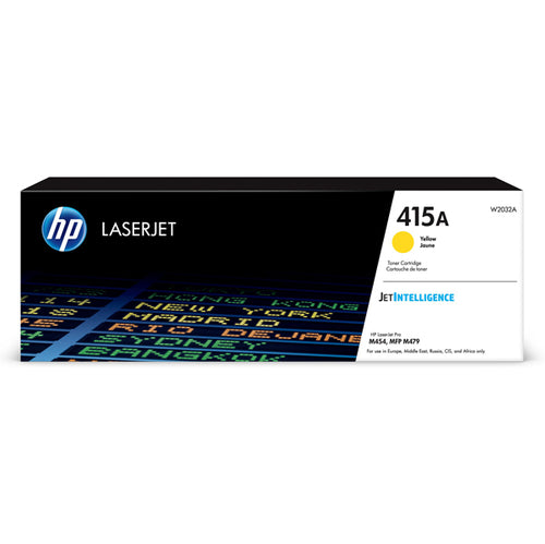 Cartuccia Toner Giallo 415A Per Hp Color Laserjet Pro M 454 Series/ Pro M 454 Dn