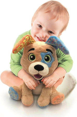 CLEMENTONI - Clementoni Baby - Timmy Parla Gioca Canta - Peluche Interattivo Parlante in Italiano per Bambini di 12+ Mesi, Stimola lo Sviluppo Sensoriale e Cognitivo, Lingua Italiana, 17583