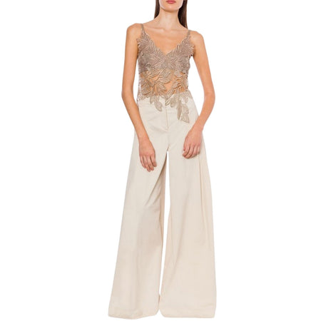 Alberta Ferretti canotte e top donna alberta ferretti - top - beige da donna