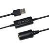 Convertitore presa accendisigari USB 5V a 12V - HTC EQUIPMENT - cavo 12W e 120cm