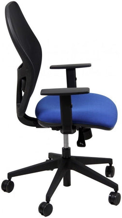 Poltrona ufficio ergonomica con elevazione a gas e braccioli