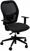 Poltrona ufficio ergonomica con elevazione a gas e braccioli