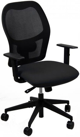 Poltrona ufficio ergonomica con elevazione a gas e braccioli