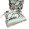 Coprisedia 40x40 Cotone e Lino Preziosa Rugiada con Frill
