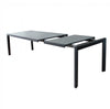 Tavolo in alluminio piano effetto legno Bahia allungabile per esterno e giardino 190/250 cm