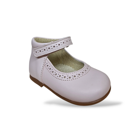 Ballerine Bambina PANYNO Rosa Pelle con Fibbia – Scarpe Primi Passi e Cerimonia Eleganti