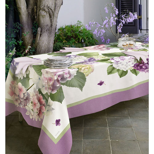 Tovaglia x12 HYDRANGEA By Tessitura Randi 2504S70