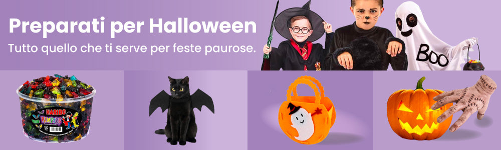 Banner Prodotti per Halloween commercioVirtuoso.it