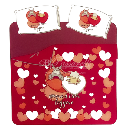 Happy People Lenzuola Cuor Leggero - Varie Dimensioni 2411S