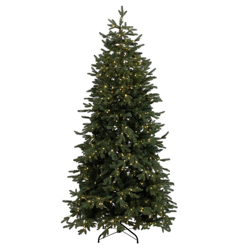 Albero di natale Stelvio con Led 70% PE Effetto Real Touch + PVC Altissima qualità