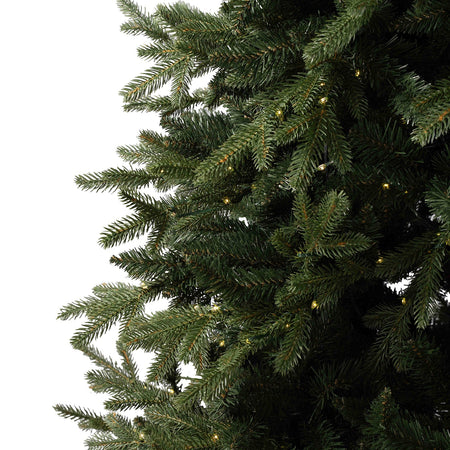 Albero di natale "Stelvio" con Led 70% PE Effetto Real Touch + PVC Altissima qualità