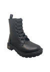 Anfibio bambino Cult Martin nero pelle lacci urban style