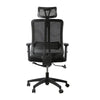 Sedia da ufficio ergonomica Copenaghen in tessuto traspirante con ruote