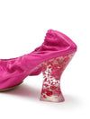 Bottega Veneta Decollete Pump Almond in Pelle Fucsia da donna