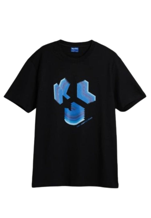 KARL LAGERFELD T-SHIRT KLJ REGULAR SSLV 3D MONOGRAM REGULAR da uomo