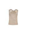 Dexterior canotte e top donna d.exterior - lux top nodo - beige da donna