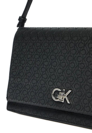 calvin klein BORSA CK ELONGATED SHOULDER_MONO da donna