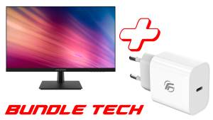 Hikvision Monitor 27 DS-D5027FN01 75Hz + Caricatore Fenner Tech 20...