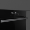 Hisense ho66f pizza chef forno pizza chef 350c, pirolitico, nero, 77 litri, wi-fi, classe a+
