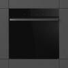 Hisense ho66f pizza chef forno pizza chef 350c, pirolitico, nero, 77 litri, wi-fi, classe a+