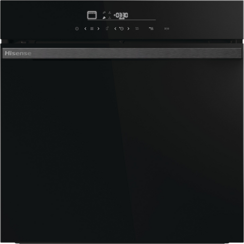 Hisense ho66f pizza chef forno pizza chef 350c, pirolitico, nero, 77 litri, wi-fi, classe a+