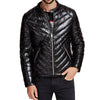Guess Giubbotto Imbottito Nero Uomo Piumino Eco Giacca Imbottita Bomber Man Bomber Jacket Stretch Tasche e Zip