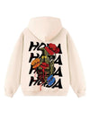 Felpa con cappuccio Beige 100% cotone Bomb Oversize Fit 460 grammi - Horda Brand Streetwear