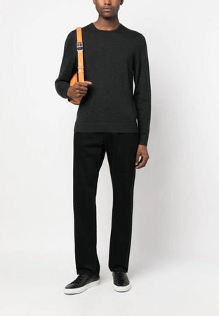calvin klein MAGLIONE SUPERIOR WOOL CREW NECK SWEATER da uomo
