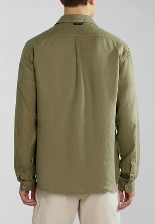 NAPAPIJRI CAMICIA G-LINEN LS da uomo