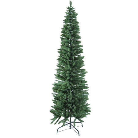 Albero di natale Slim "Minnesota" in PVC di Altissima Qualità per dimensioni ridotte
