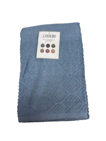 Set Asciugamani 1+1 Papalina Siena Spugna di Cotone