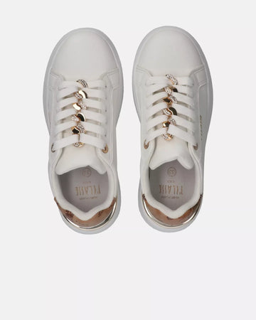 Alviero Martini Sneakers platform con lacci gioiello