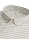 calvin klein CAMICIA WASHED OXFORD STRIPE SLIM da uomo