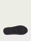 Frau Donna Sandali con plateau in pelle