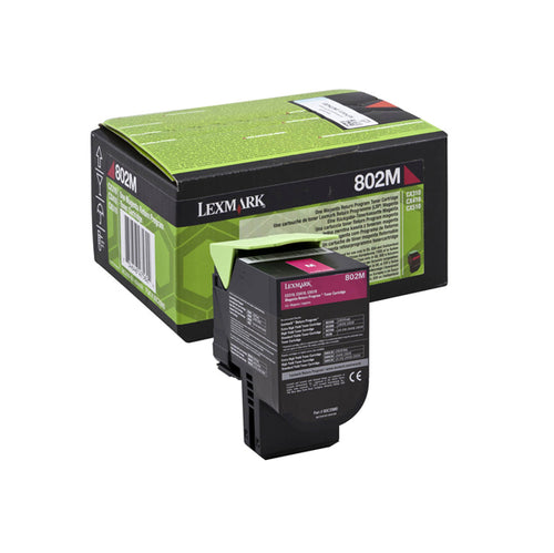 Toner 802M Magenta Return Program