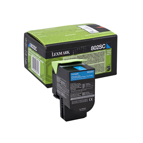 Toner 802Sc Ciano Return Program Capacita' Standard