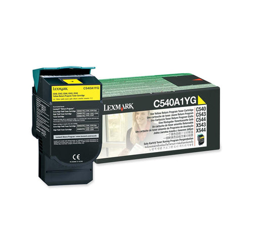 Toner Return Program Giallo C540 C543 C544 X543 Capacita' Standard