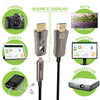 Cavo HDMI A/A Micro HDMI Active Optical Cable in Fibra Ottica 8K 20m