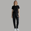 ICON pantalone jogger nero con bandina ICDF2W6P004