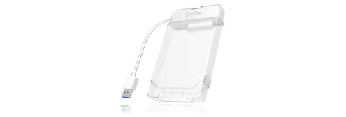 ICY BOX Case Esterno per SSD/HDD 2.5 a 1x USB 3.0- inclusa protezione