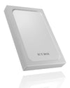 ICY BOX Case esterno per SSD/HDD 2.5 (9.5mm) con USB3.0- UASP- SATA III (6 Gbit/s)- Tool-less- Cust. in Silicone