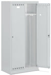 Armadio spogliatoio a 2 posti con divisorio sporco/pulito cm. 80,5x50x195h
