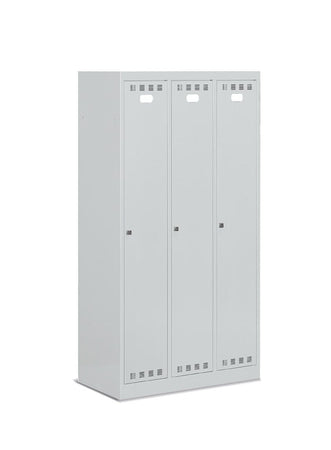 Armadietto per spogliatoio a 3 vani cm. 90x50x195h