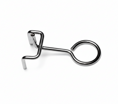 Gancio di metallo per pannello porta attrezzi da lavoro - lotto di 25 pezzi