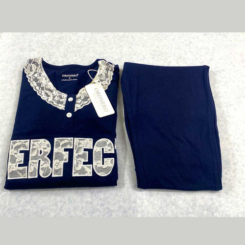 Pigiama Donna Oronero OD133 S Cotone