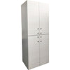 Armadietto spogliatoio in legno a 4 ante battenti cm. 70x47x193/200h