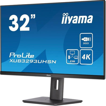 Schermo PC - IIYAMA - XUB3293UHSN-B5 - 32 IPS LED 4K 3840 x 2160 - 4ms - 60Hz - HDMI DP USB-C