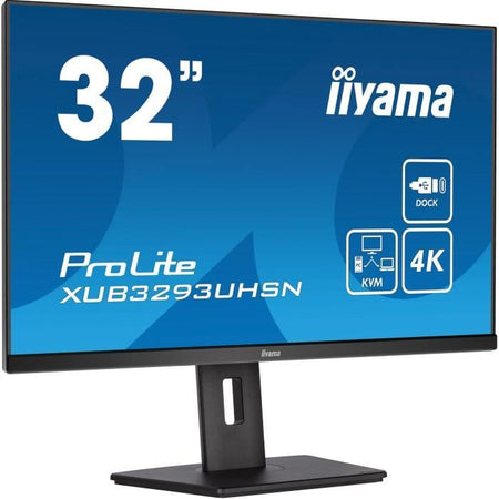 Schermo PC - IIYAMA - XUB3293UHSN-B5 - 32 IPS LED 4K 3840 x 2160 - 4ms - 60Hz - HDMI DP USB-C