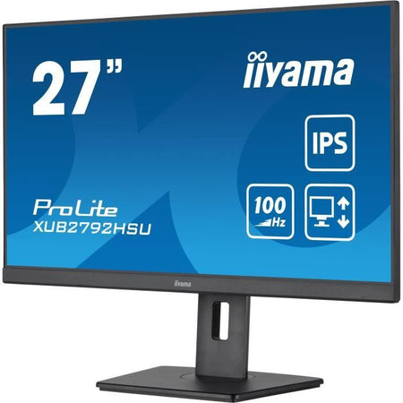 Schermo PC - IIYAMA PROLITE XUB2792HSU-B6 - 27 1920x1080 - Pannello IPS - 0,4 ms - 100 Hz - HDMI / DisplayPort - Altezza regolabile + Pivot